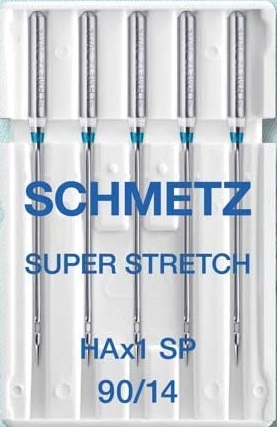 AGUJAS SCHMETZ SUPER STRETCH HAx1 SP - Nº 90/14 - 130/705H