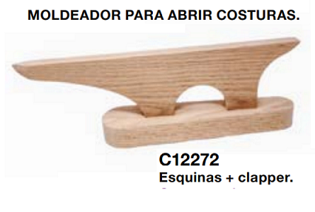 MOLDEADOR PARA ABRIR COSTURAS + CLAPPE